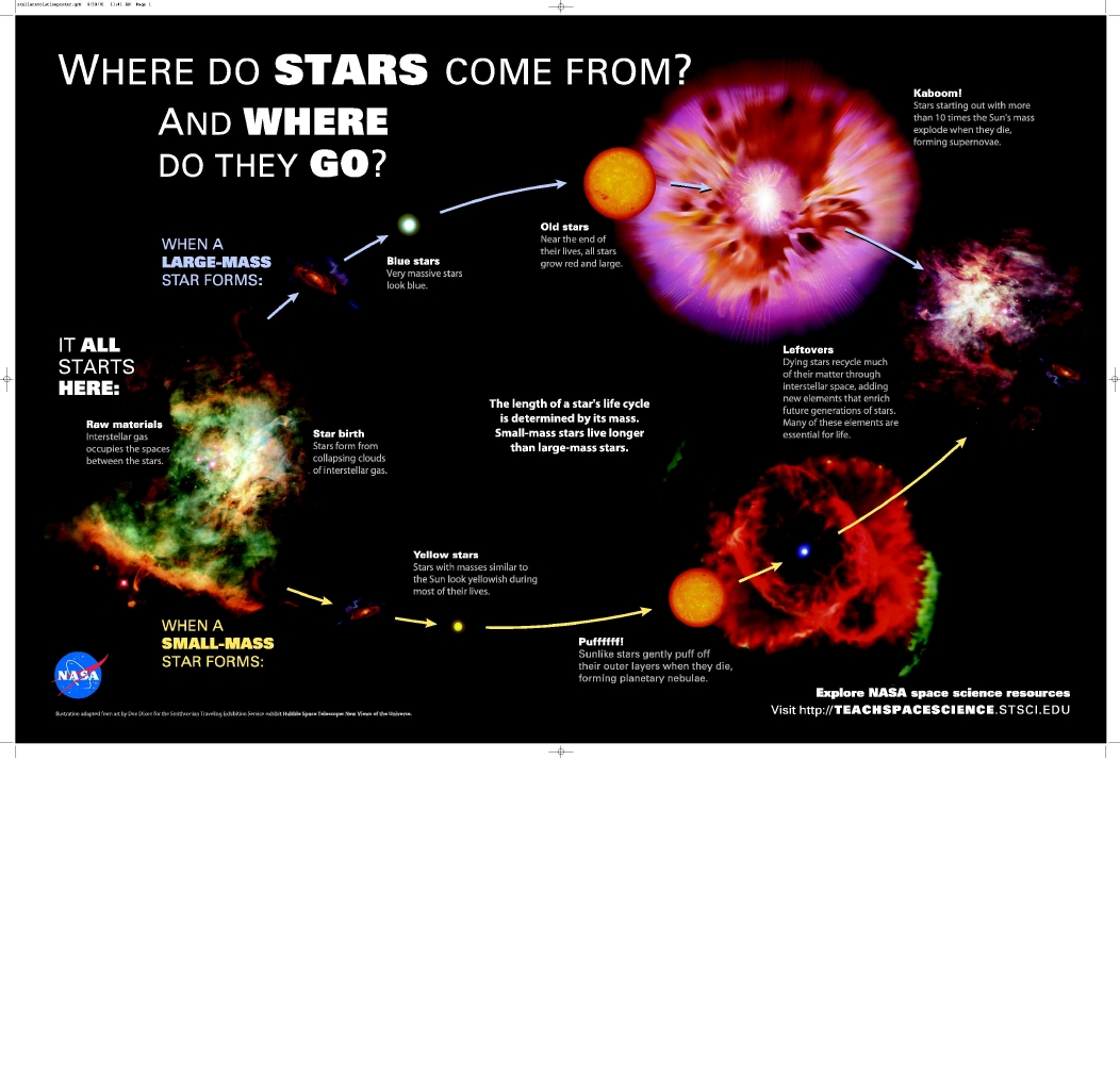 life cycle star Stages in the life cycle of stars - from protostars to white dwarfs, neutron stars, black holes and supernovae the stages in stellar evolution are described. life cycle star Stages in the life cycle of stars - from protostars to white dwarfs, neutron stars, black holes and supernovae the stages in stellar evolution are described.