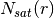 N_{sat}(r)