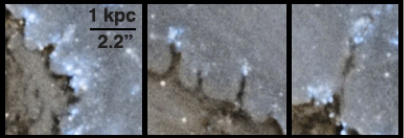 NGC 4291 dust front