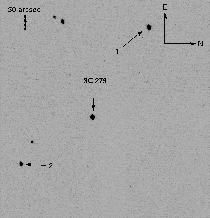 3C 279 IR Finding Chart